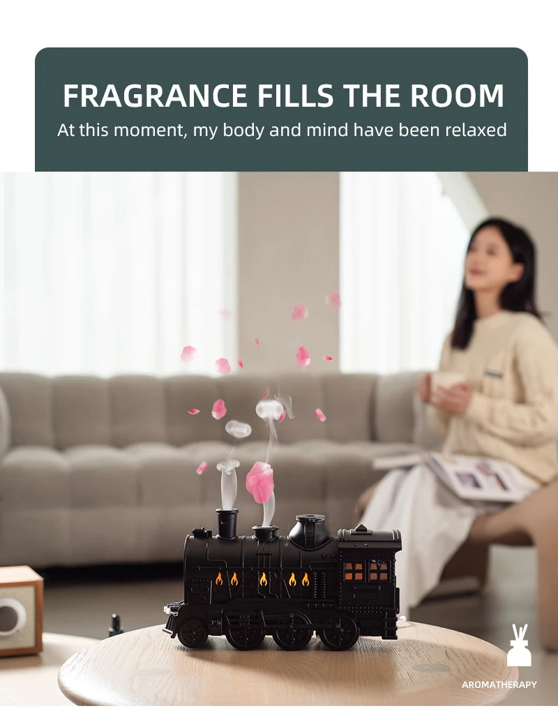 Titanic Ship Model Ultrasonic Air Humidifier Jellyfish Smoke Ring Spray Essential Oil Arome Diffuser 250ml Colorful Night Lights