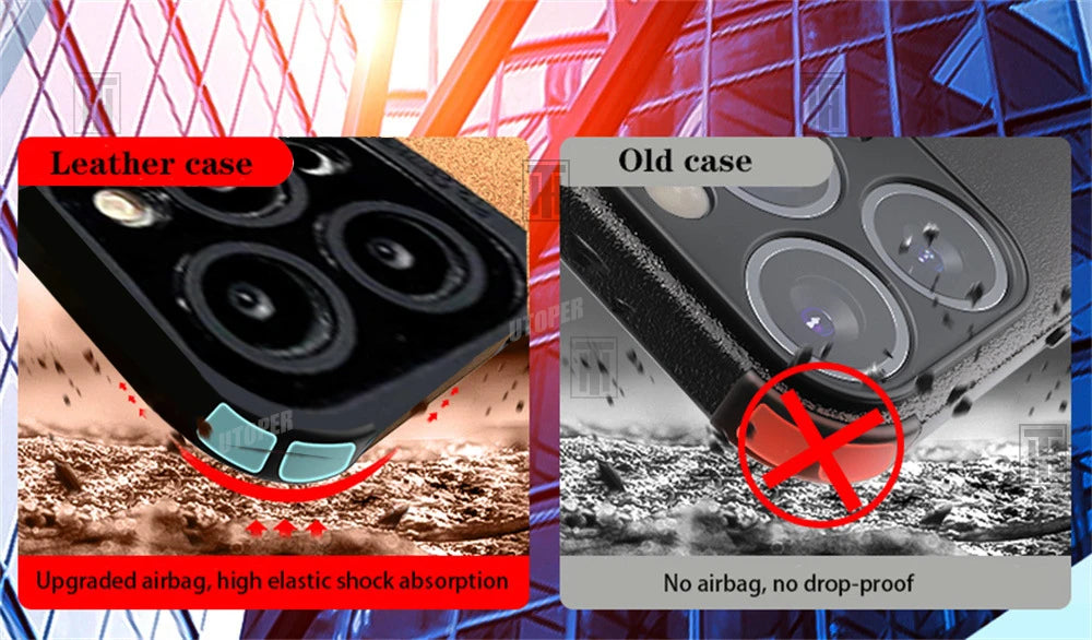 Advanced Business Suede Anti-slip Phone Case For iPhone